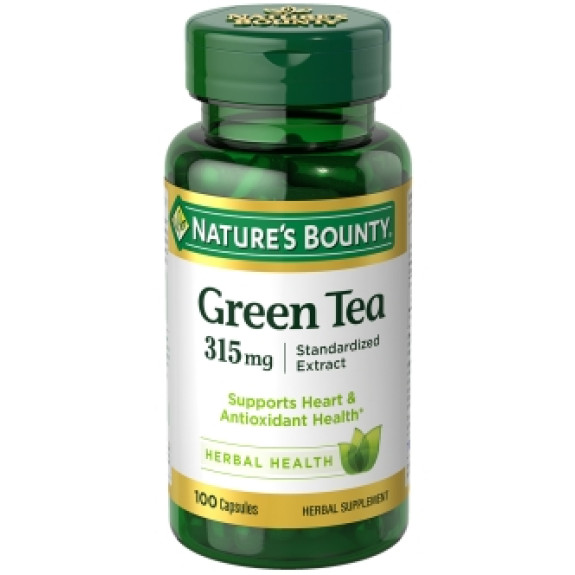 NATURE'S BOUNTY GREEN TEA 100 CAPSULES